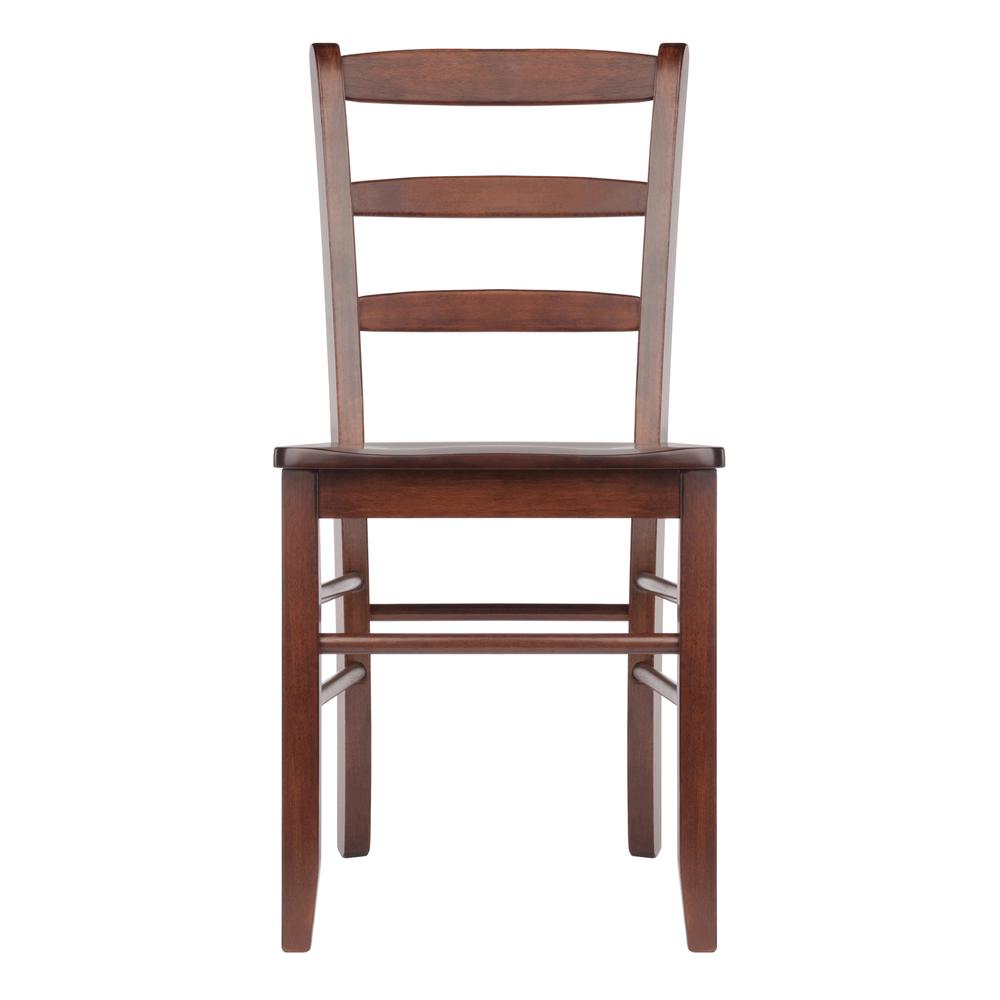 Benjamin 2-PC Ladder Back Chair Set Walnut