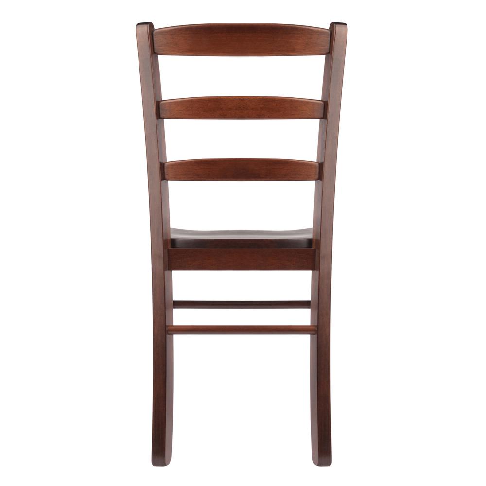 Benjamin 2-PC Ladder Back Chair Set Walnut