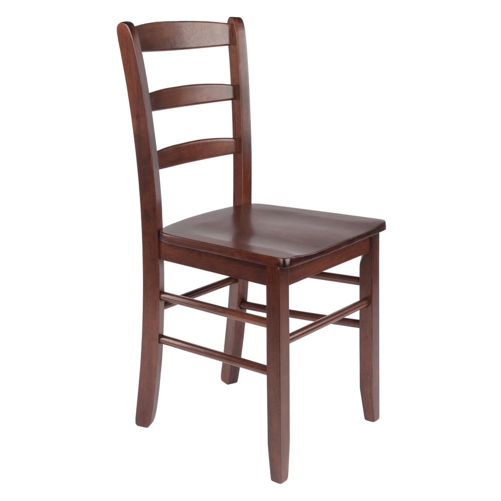 Benjamin 2-PC Ladder Back Chair Set Walnut