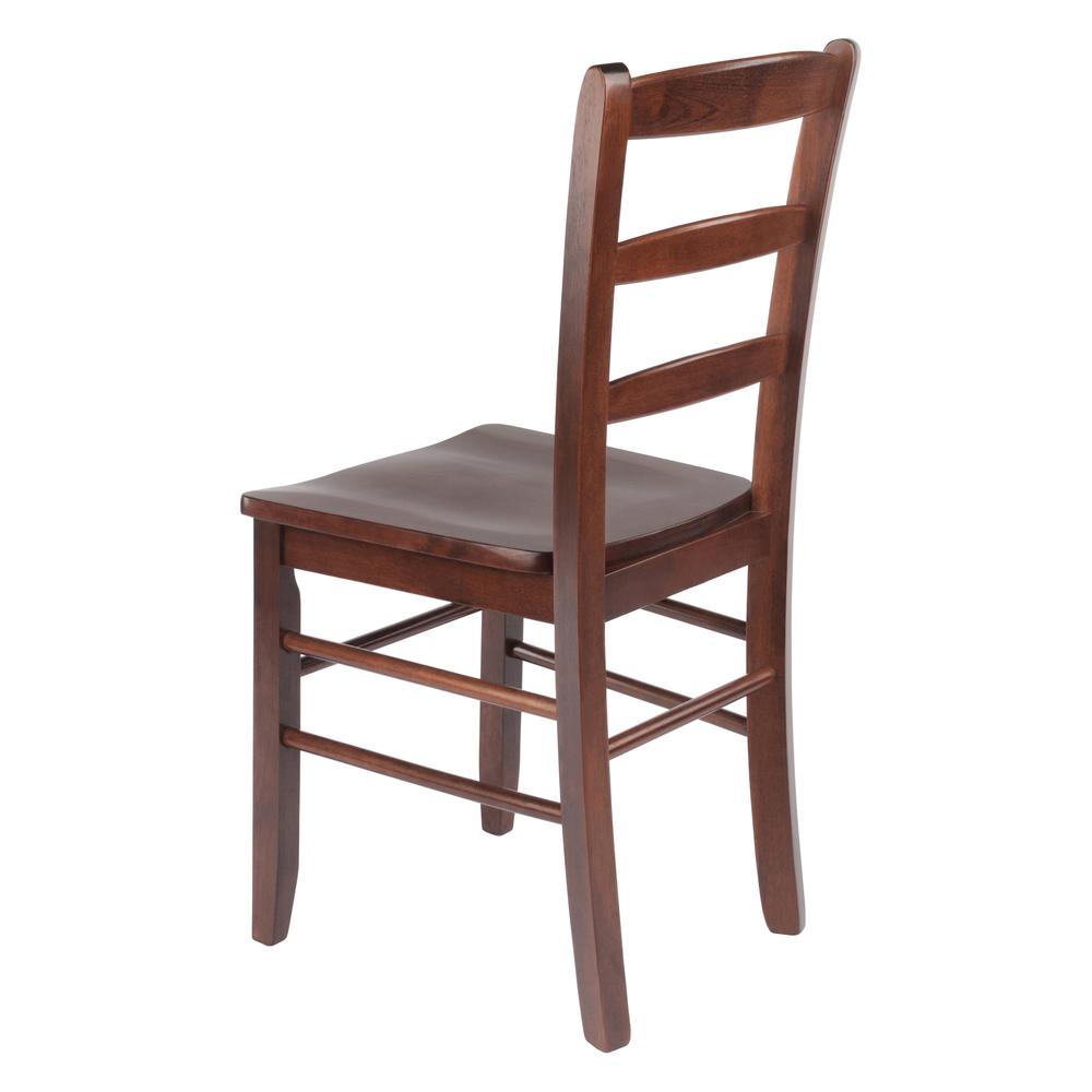Benjamin 2-PC Ladder Back Chair Set Walnut