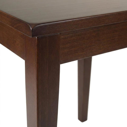 Solid Wood Nesting Side Tables, Stackable 3-Piece Set for Living Room, Walnut