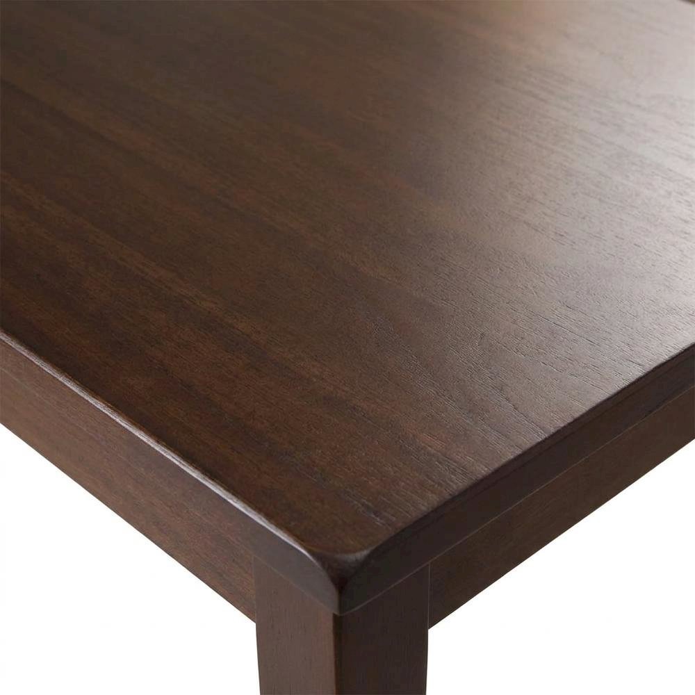 Solid Wood Nesting Side Tables, Stackable 3-Piece Set for Living Room, Walnut