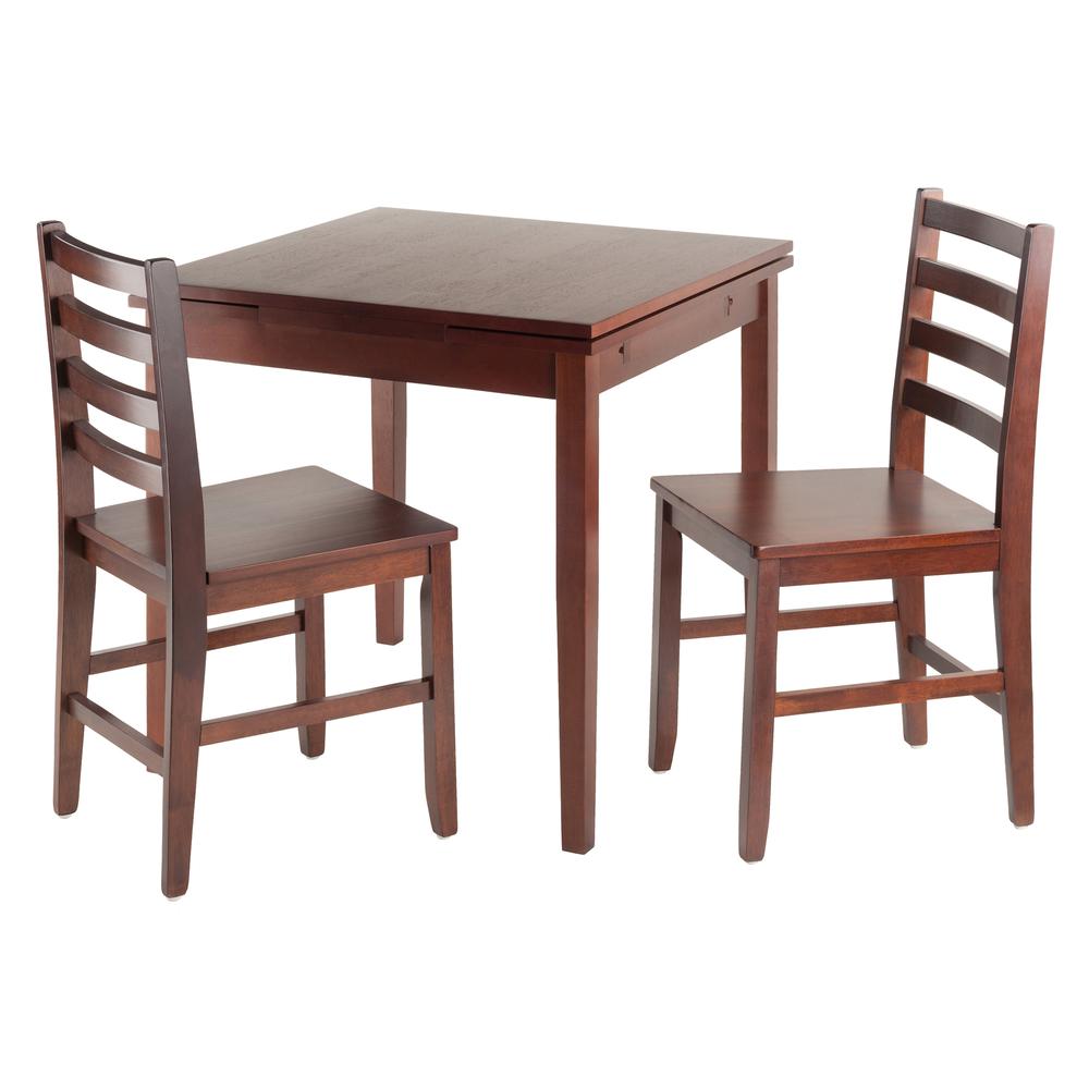Pulman 3-Pc Set Extension Table w/ 2 Ladder Back Chairs