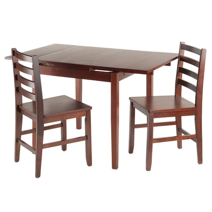Pulman 3-Pc Set Extension Table w/ 2 Ladder Back Chairs