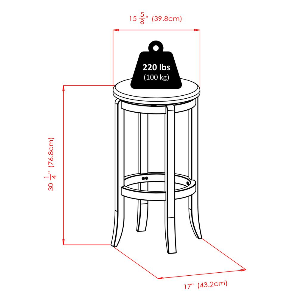 Fiona Round 3-Pc High/Pub Table Set