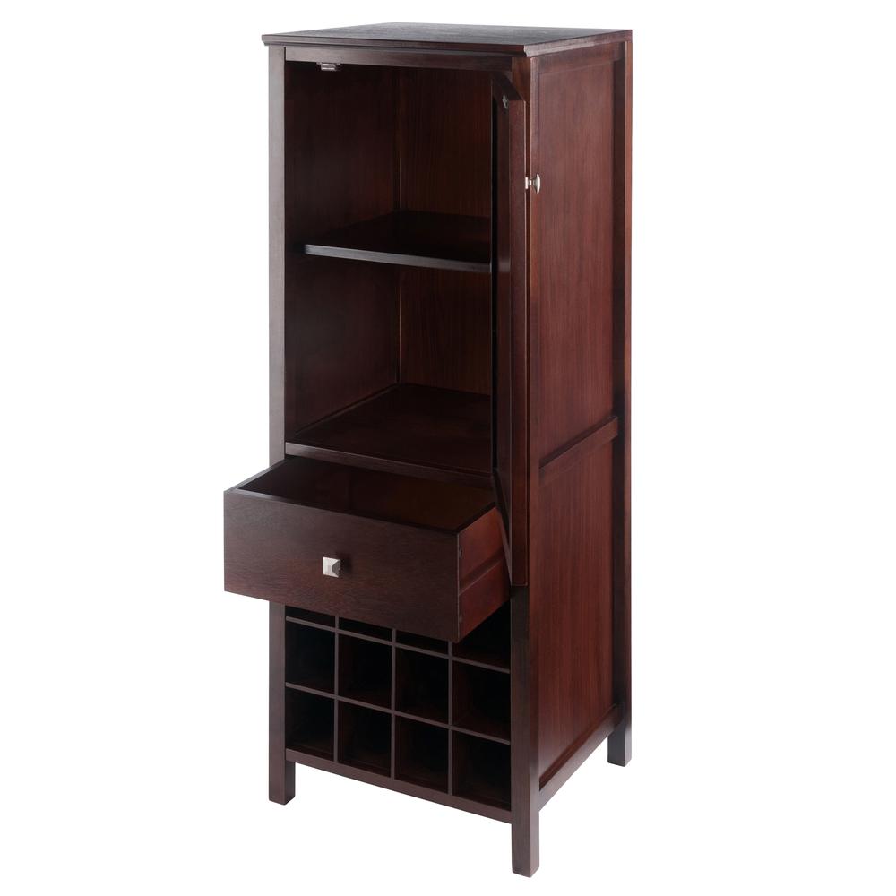 Brooke Jelly Cupboard in Walnut Finish