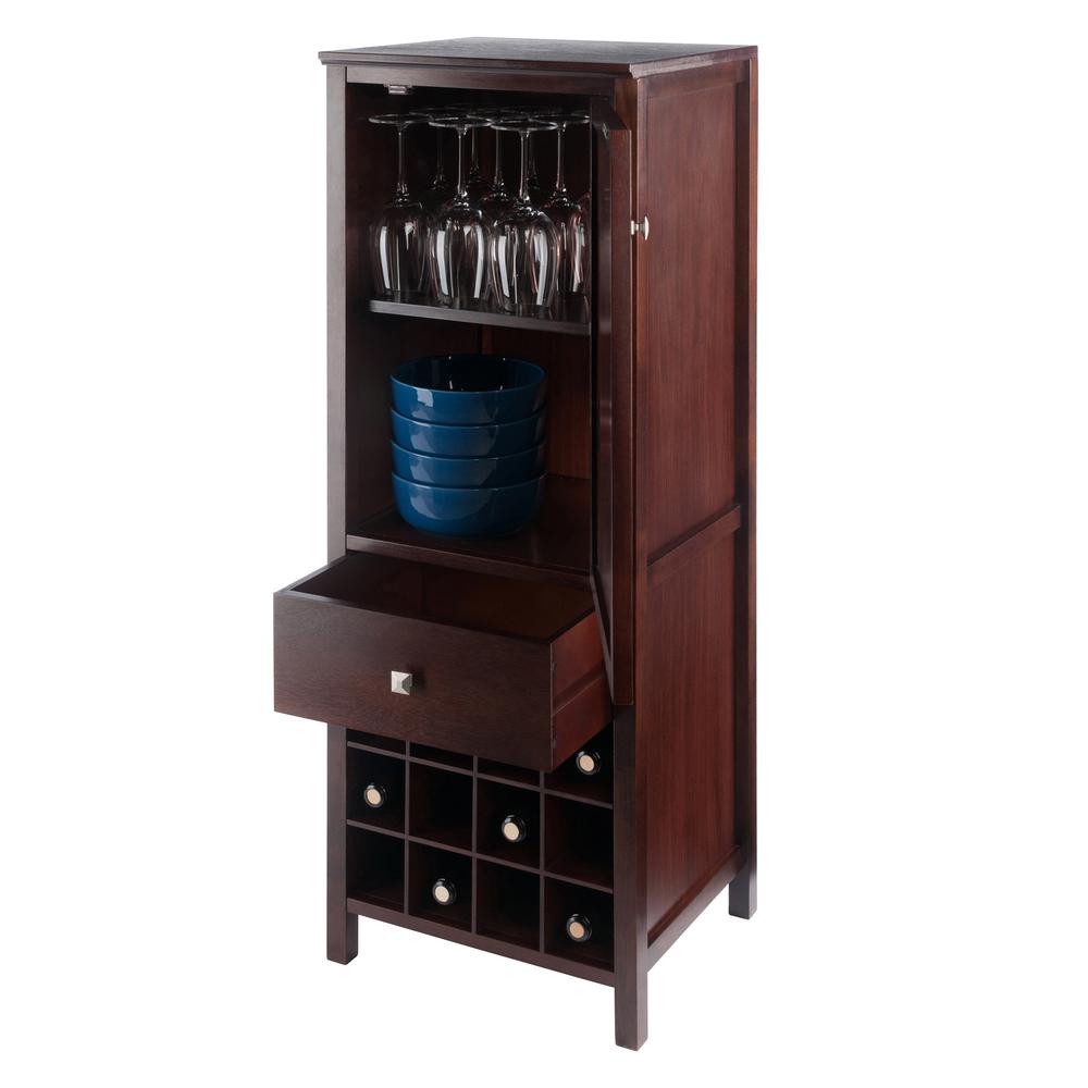 Brooke Jelly Cupboard in Walnut Finish