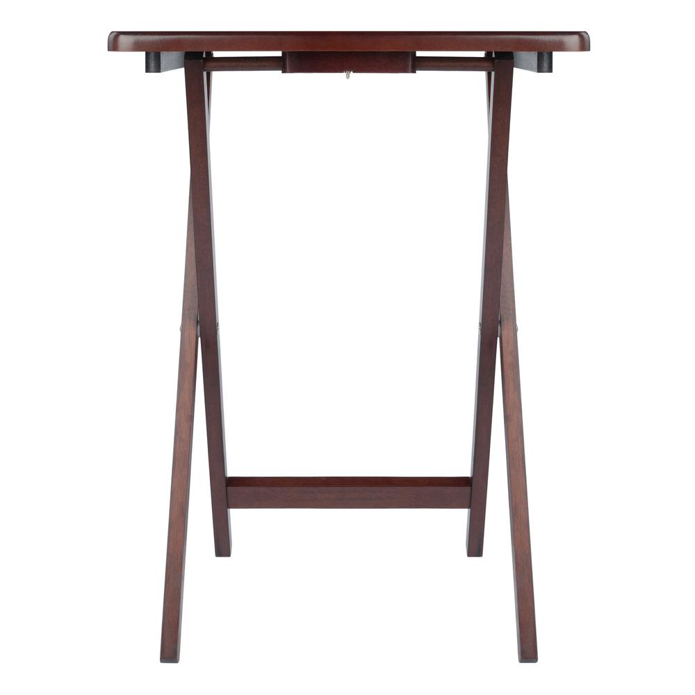 Alex Set of 4 Single Snack Tables Walnut