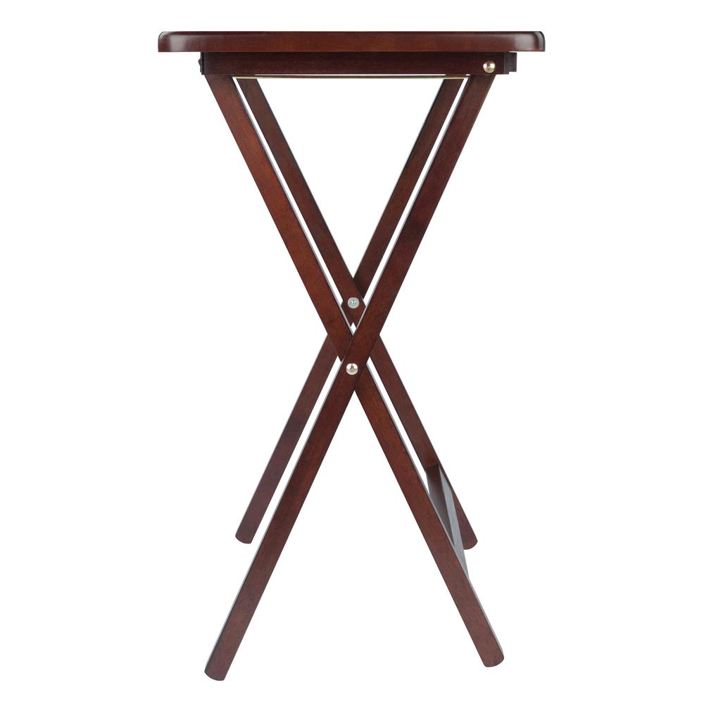 Alex Set of 4 Single Snack Tables Walnut