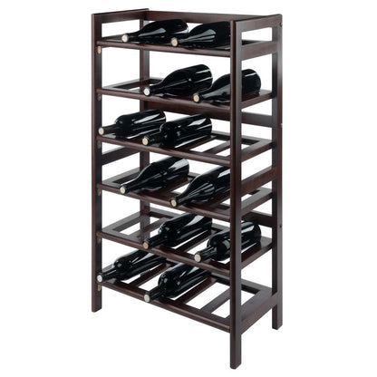 Silvi Wine Rack, 30-Bottle, - 6-Tier