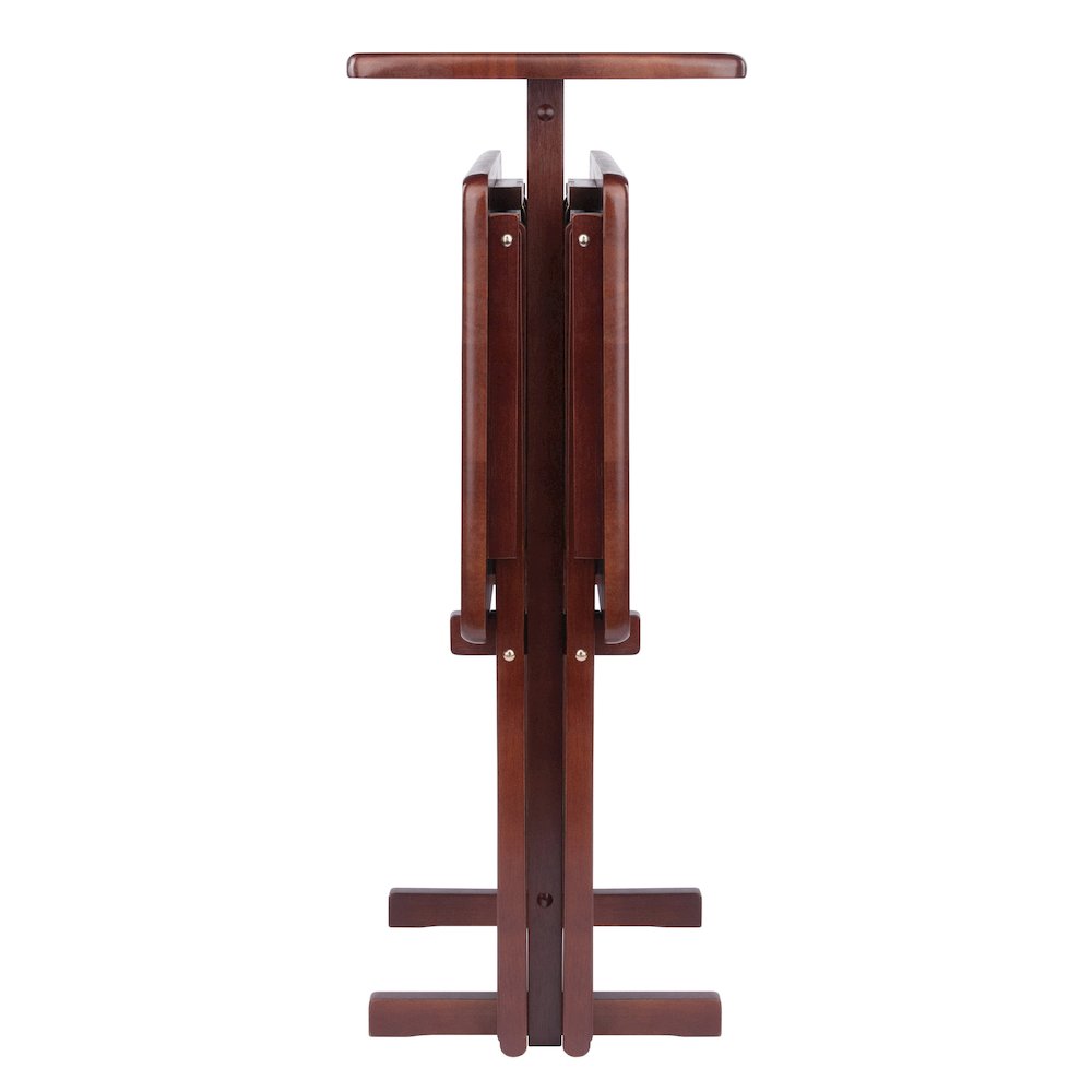Riley 3-Pc Set Snack Table, Walnut Finish