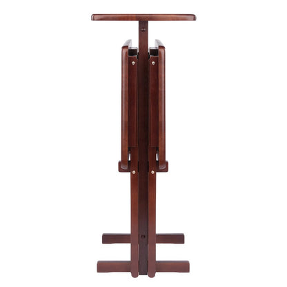 Riley 3-Pc Set Snack Table, Walnut Finish