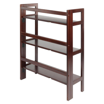 Terry Folding Bookcase Walnut