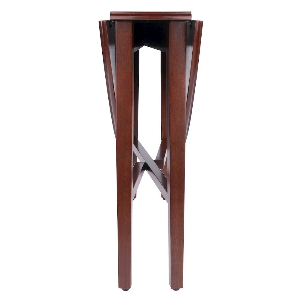Hannah Double Drop Leaf Round Dining Table, Walnut