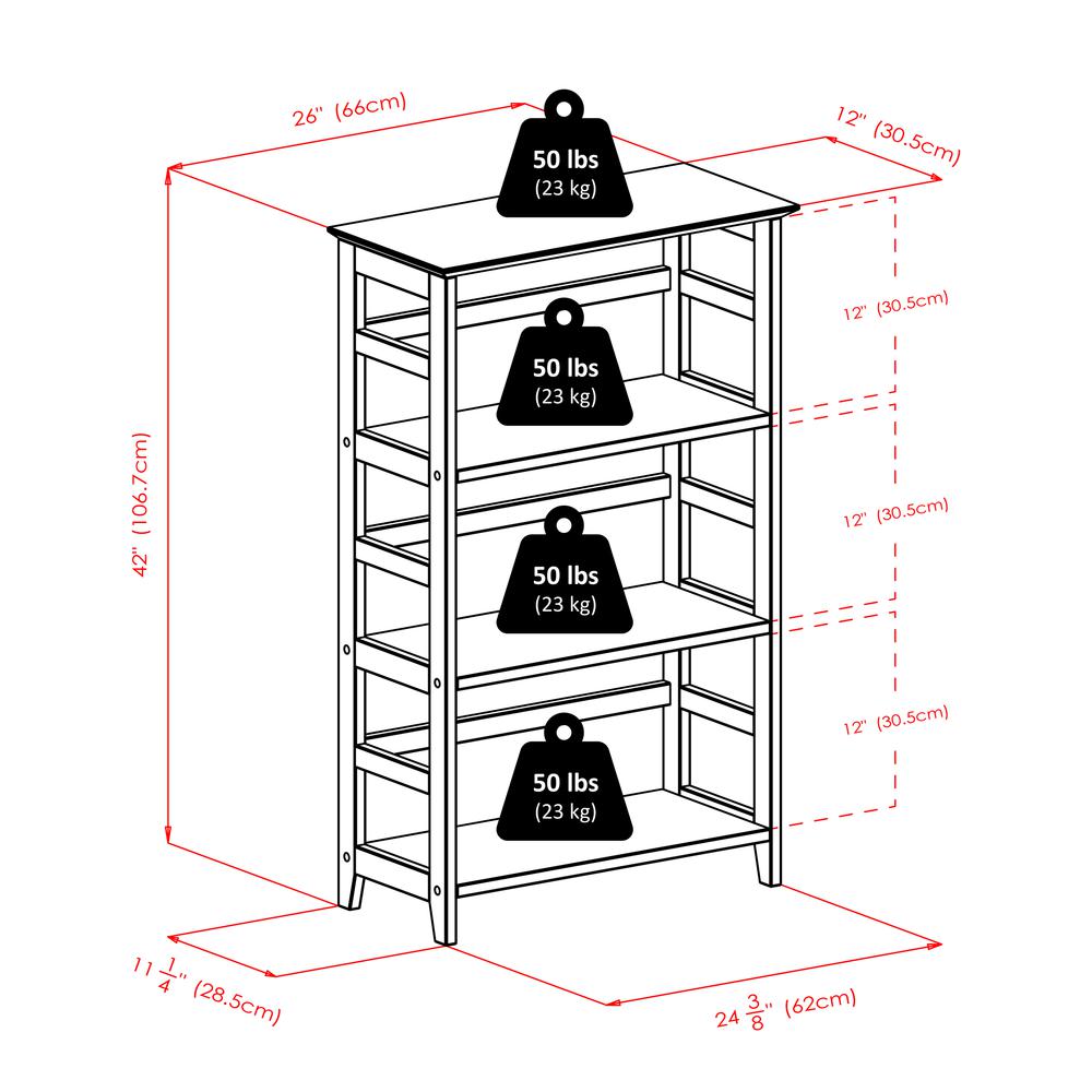 Studio Bookshelf 3-tier