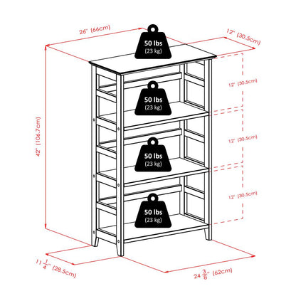 Studio Bookshelf 3-tier