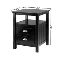 Night Stand, Black Open Shelf, Discreet Storage Cabinet, Bedside Unit
