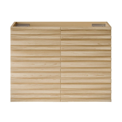 Cascade 30" Wall-Mounted Bathroom Vanity Cabinet without Top in Natural Oak