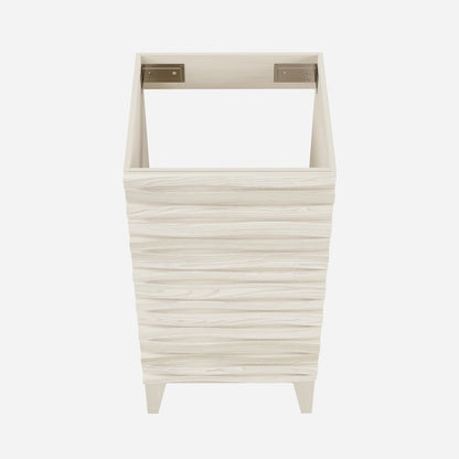 Cascade 18" Freestanding Bathroom Vanity Cabinet without Top in White Oak