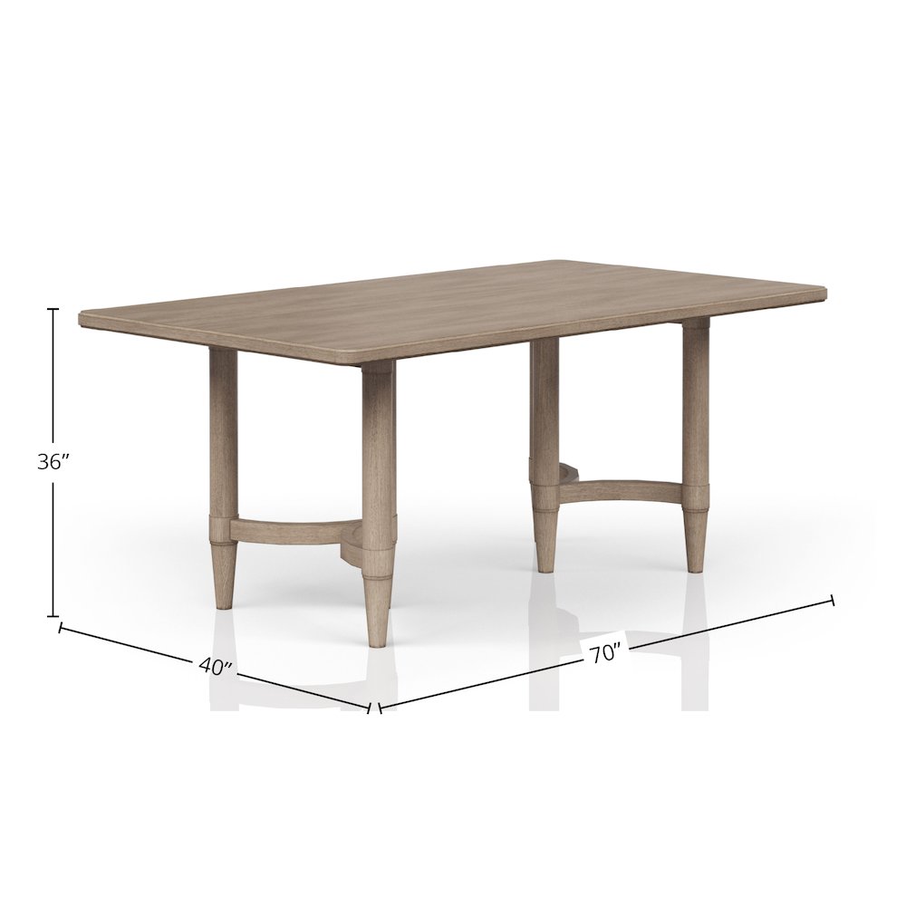 Wilmington Hi-Lo Triad Table 36" H
