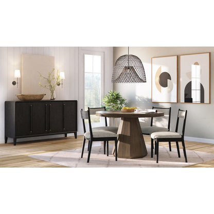 Aurora Round Dining Table W/ Lazy Susan