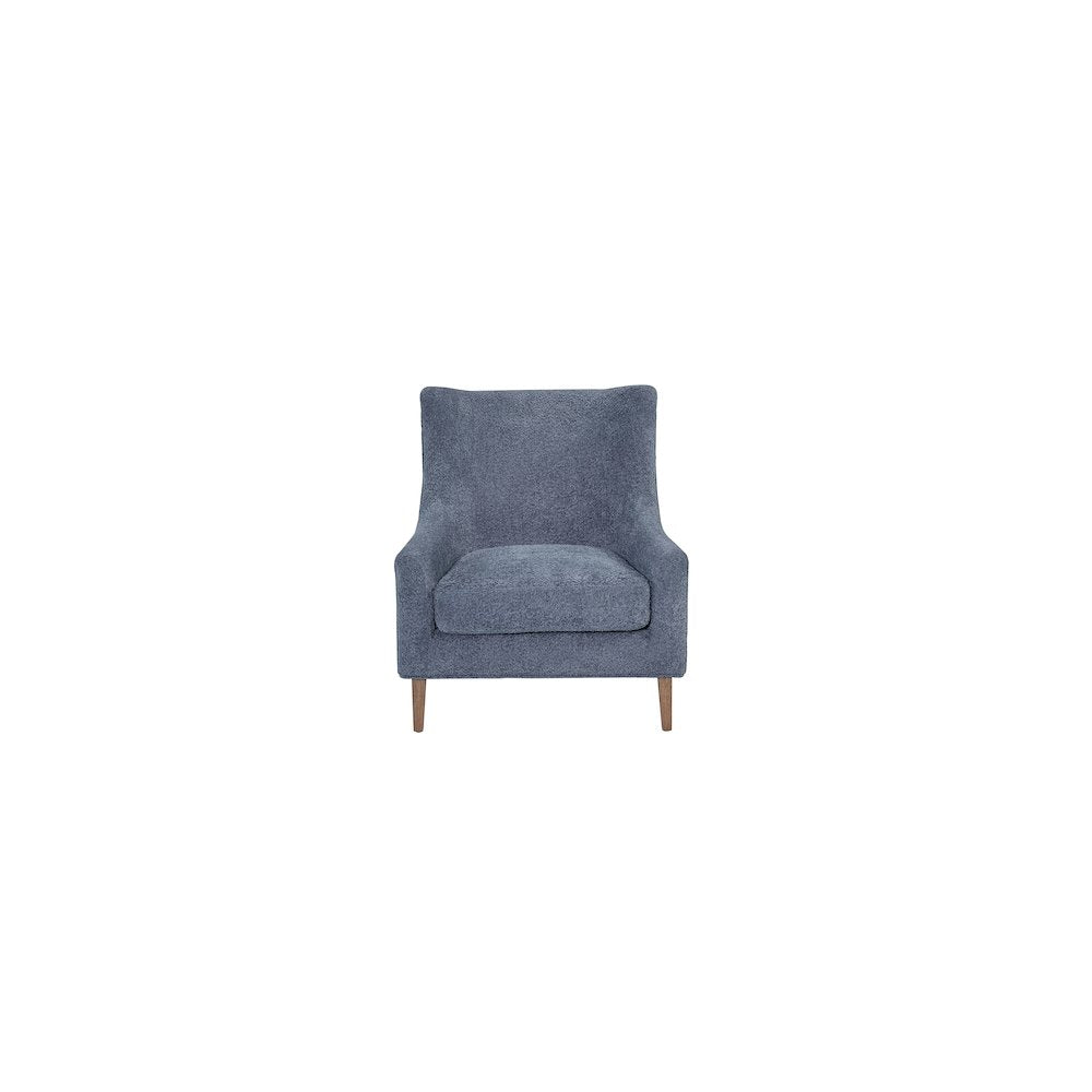 Aurora Hi-back Accent Chair - Sapphire