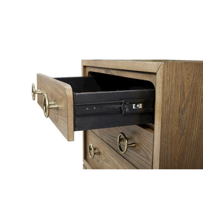 Aurora 3 Drawer Nightstand W/ USB - Latte
