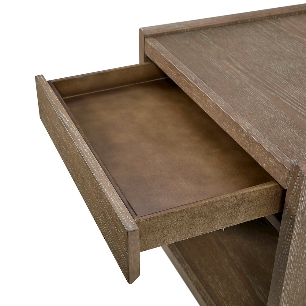 Transitional Elements End Table - Cocoa