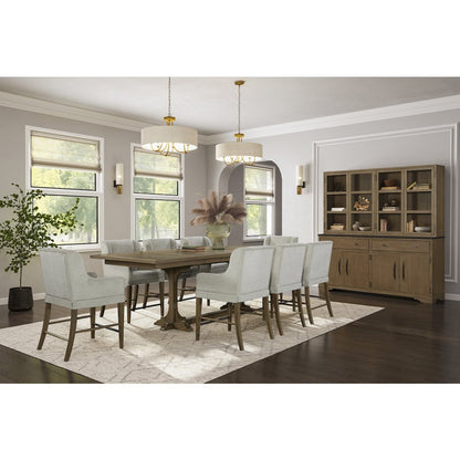 Magnolia 2 Piece Cabinet (Hutch & Buffet) - Almond