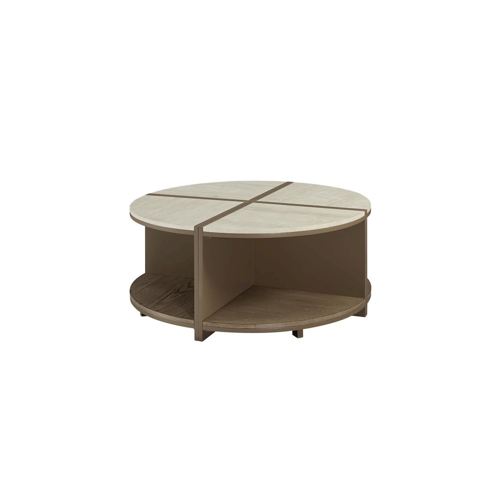 Transitional Elements Quarter Bunching Tables - Toffee/Spice