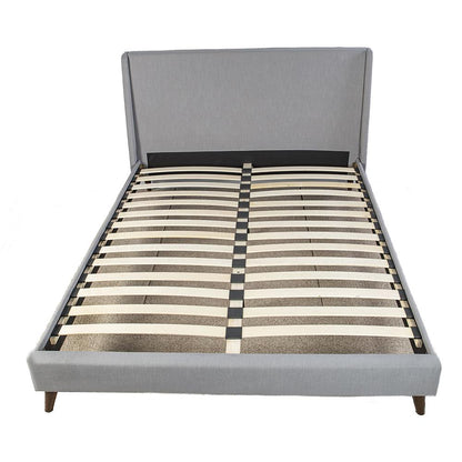 Maddison Upholstered Queen Bed In A Box W/ 2 Nightstands