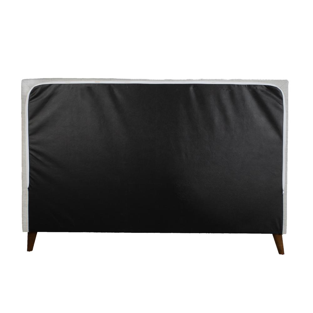 Myla Upholstered Queen Bed In A Box W/ Nightstands
