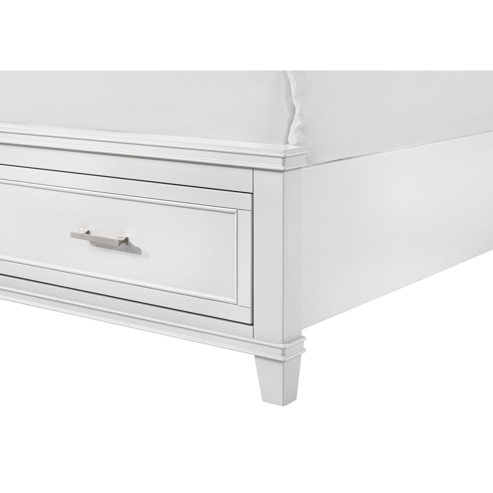 White Nova Ii King X Storage Bed