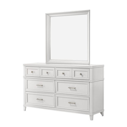 White Nova Ii Landscape Mirror