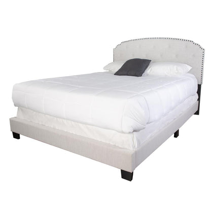 Olivia Upholstered King Bed In A Box