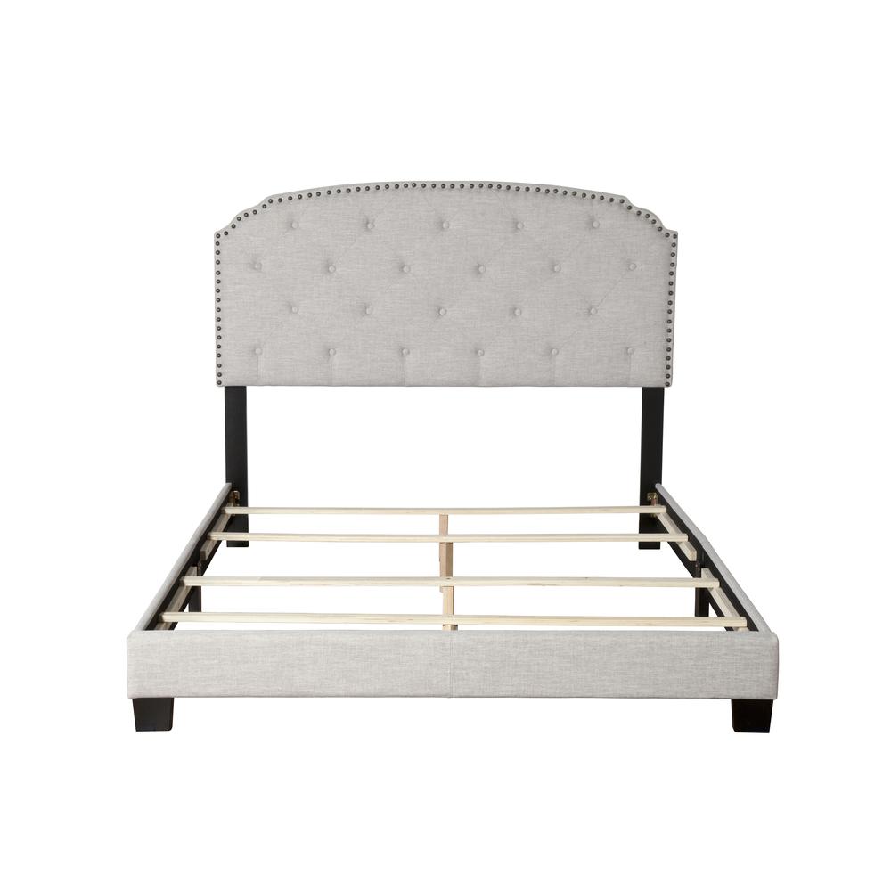 Olivia Upholstered King Bed In A Box