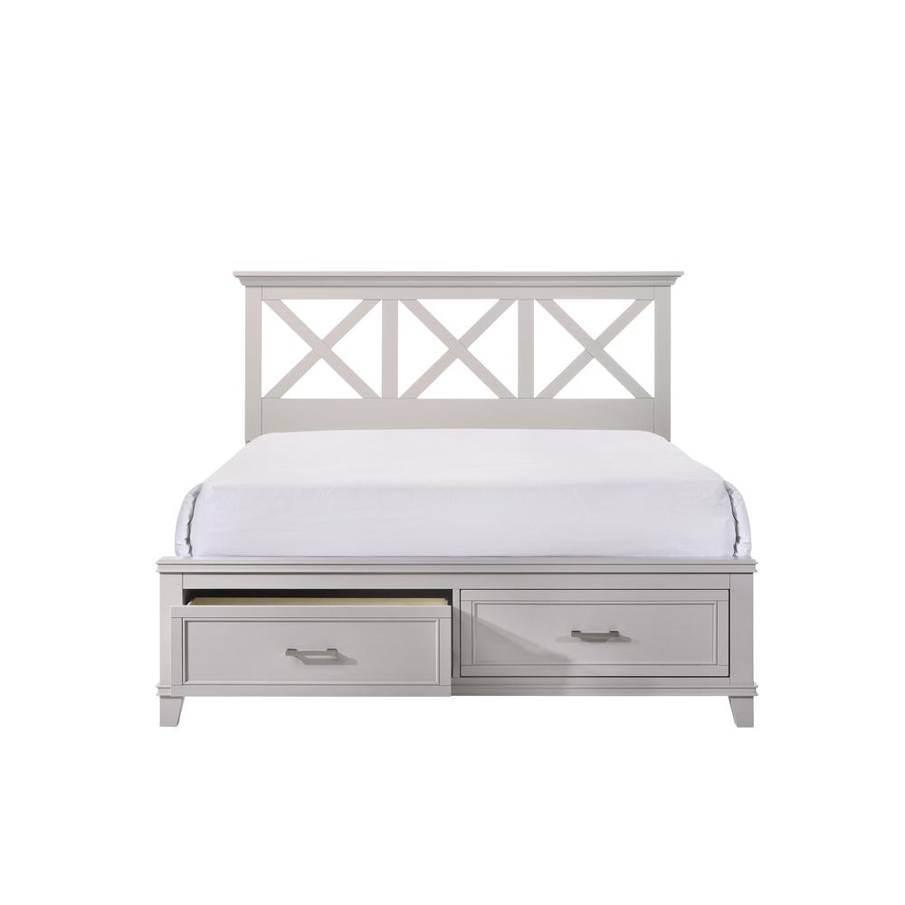 Gray Nova Ii King X Storage Bed