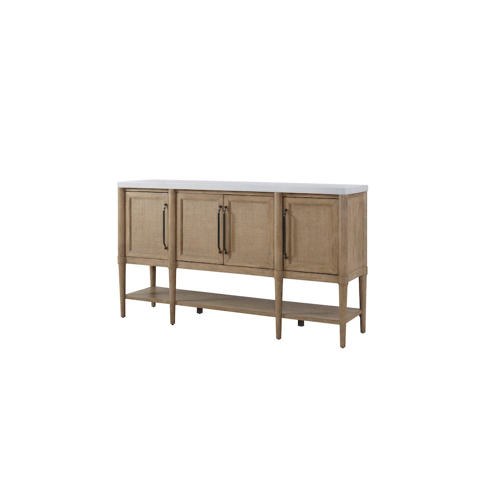 Wilmington Cane Door-Cement Top Server