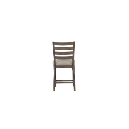Will Counter Stools in Gray / Brown Finish