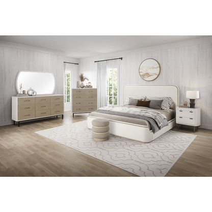 Transitional Elements Elements King Upholstered Bed