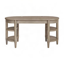 Rubberwood and Mindi Veneer Jr. Executive Computer Office Desk, Sand