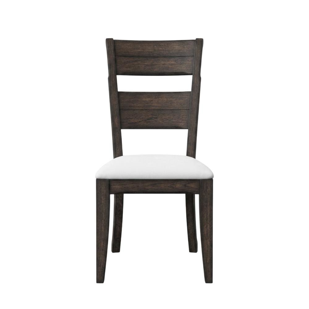 Solid Rubberwood Desk Chair with Elm Veneer Back for Dining Room