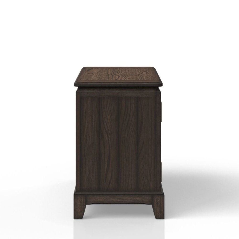 Brown Wood Credenza Storage Cabinet with 1  Drawer and 2 Shelves for Living Room
