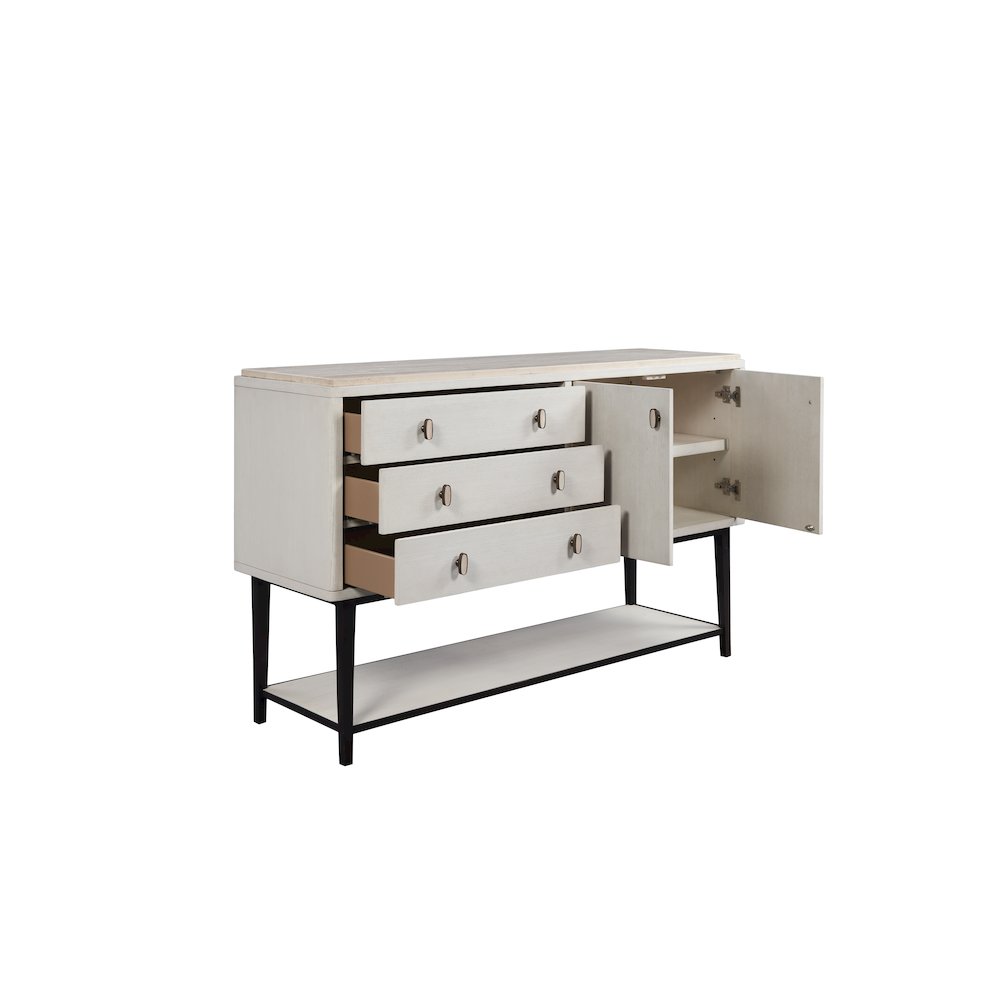 Elements Server Metal Base In Vanilla Finish