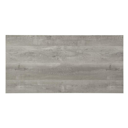 Gray Wood Desk with Storage – Computer Work Table with Drawer and Shelf