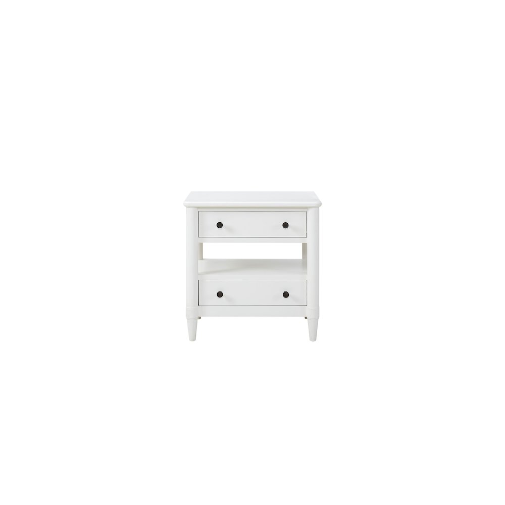 Wilmington Open Nightstand -White