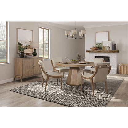 Aurora Round Dining Table W/ Lazy Susan