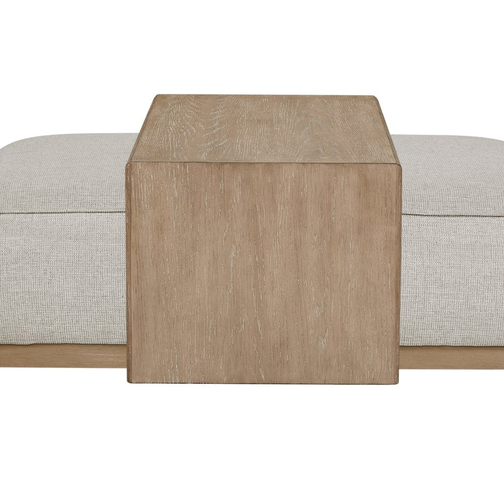 Elements Ottoman In Finish