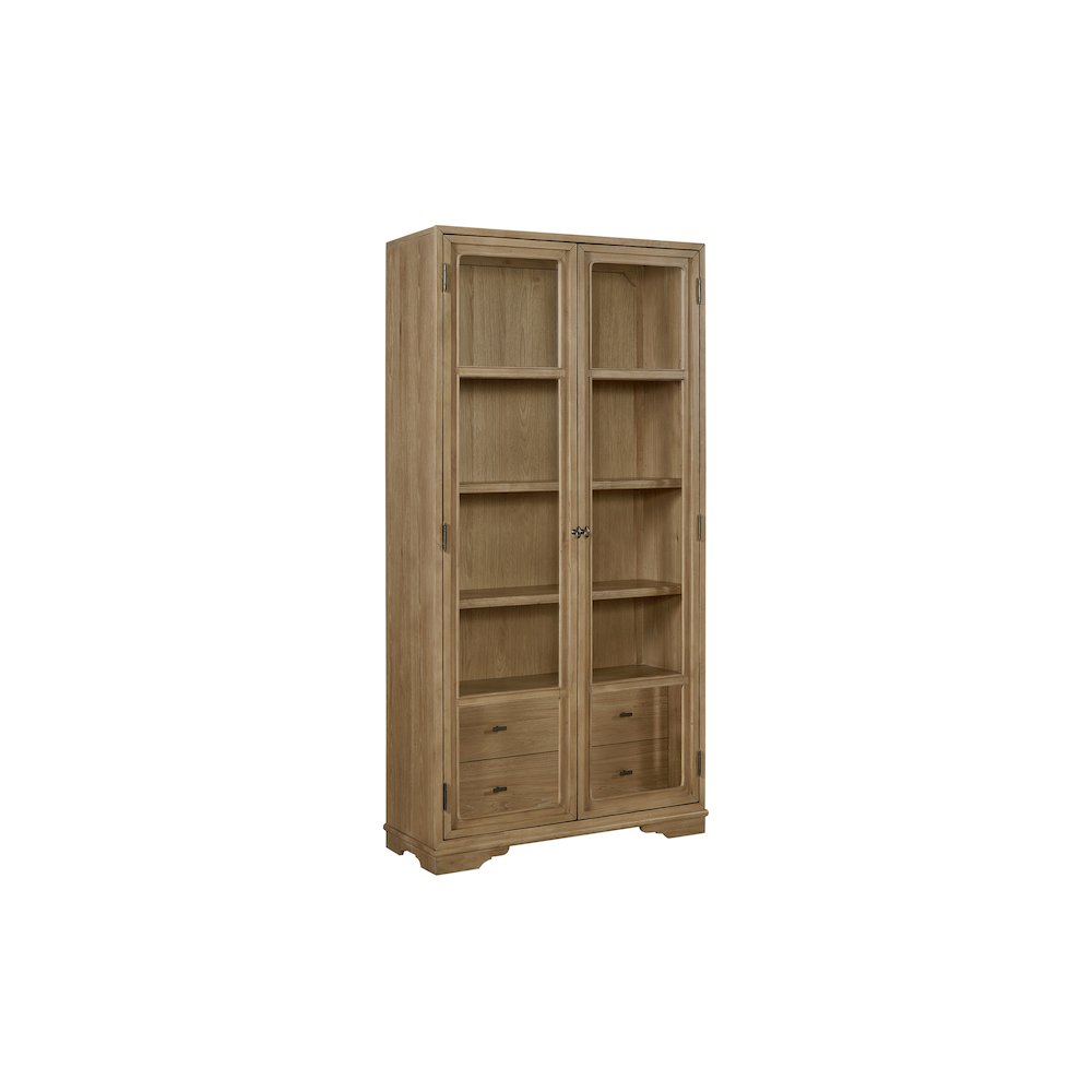 Magnolia Tall Display Cabinet - Cashew