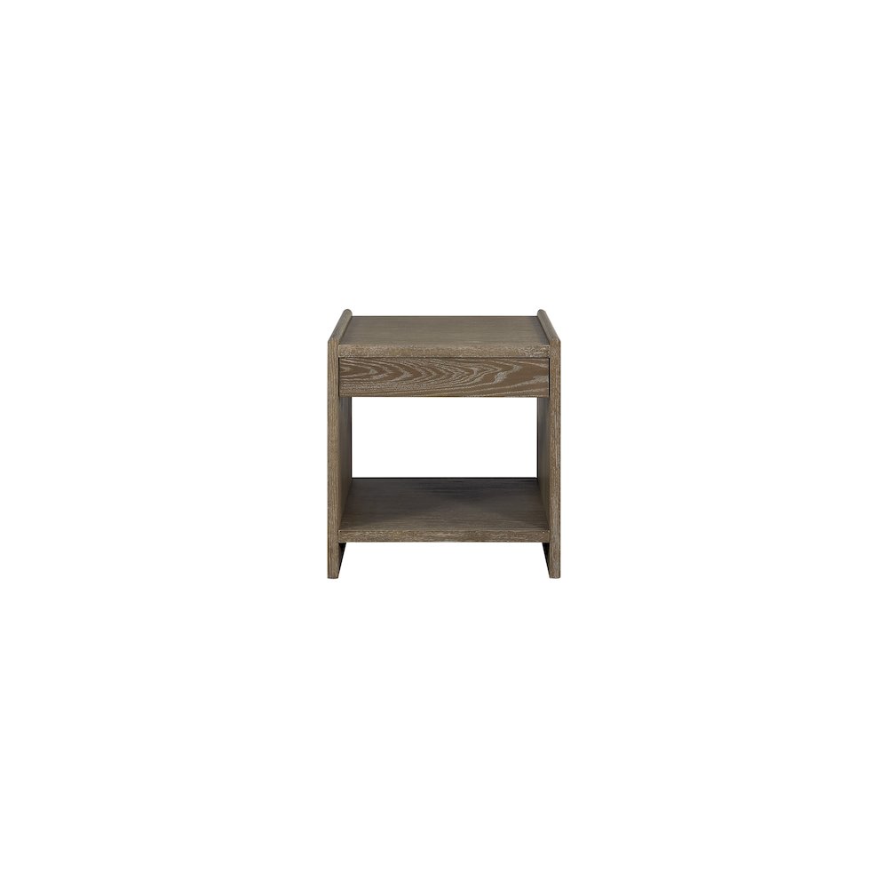 Transitional Elements End Table - Cocoa